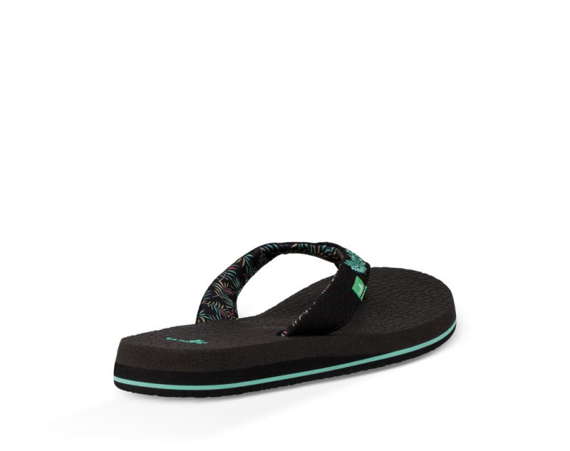 Sanuk Yoga Paradise 2 Women's Flip Flops Black | Canada 5ILH